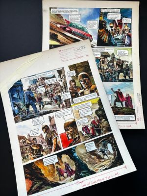 Wood, Gerry - 2 Original page - Trigan Empire - Exodus - 1978
