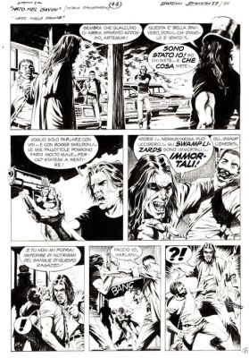 Dotti, Maurizio - 1 Original page - Dampyr #15 - "Nato nella palude" - 2001 | Catawiki