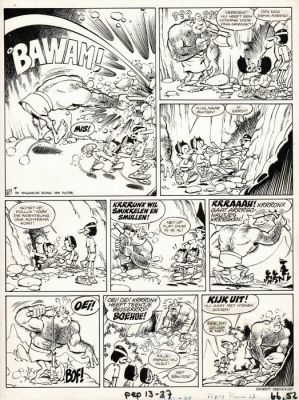 Haasteren, Jan van - 1 Original page - De Argonautjes - De Argonautjes en het water van de Styx - 1974 | Catawiki