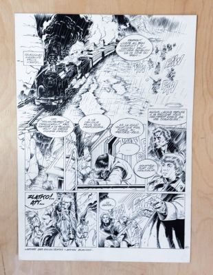 Crisse (Chrispeels, Didier) - 1 Original page - Krim, 1920 - Unger Kahn - 1988 | Catawiki