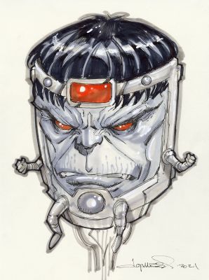 Aaron Lopresti | MODOK original sketch | Aaron Lopresti