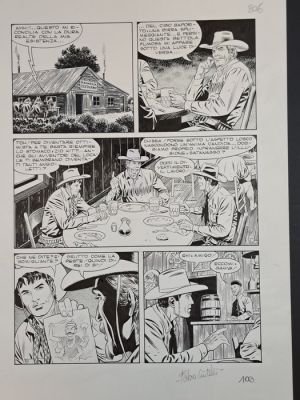 Civitelli; Boselli - 1 Original page - Tex: Il Segno di Yama - 2017 | Catawiki