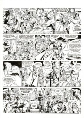 Mitton, Jean-Yves - 1 Original page - Ben Hur T2 - Quintus Arrius - 2009 | Catawiki