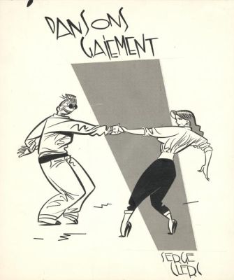 Serge Clerc | Illustration originale | Daniel Maghen