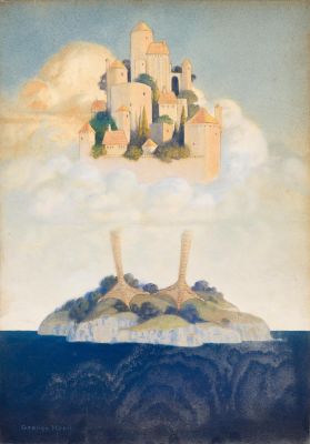 George Washington Hood, (1869-1949), The Water of Endless Youth. 1931. | Swann Galleries