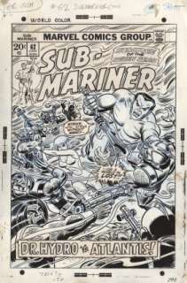 Romita Sr., John - SUB-MARINER (1968-74) #62 Cover | ComicConnect (Buy It Now)