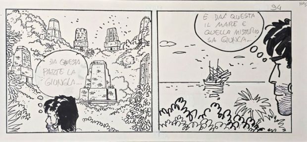 Pratt, Hugo - 1 Original page - Corto Maltese: Mû - 1989 | Catawiki