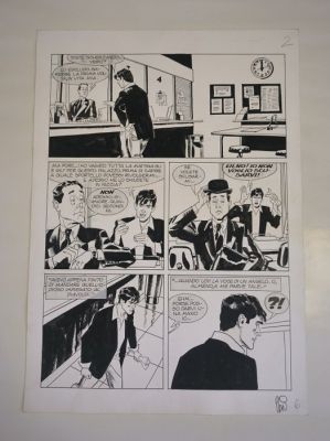 Stano, Angelo - 1 Original page - Dylan Dog - #217 "Il Grande Sonno" - 2004 | Catawiki