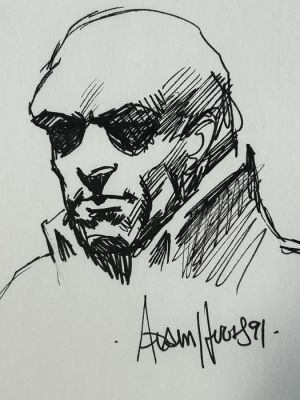 Hughes, Adam - 1 Original page - Personal Sketch - Character Sketch - 1991 | Catawiki