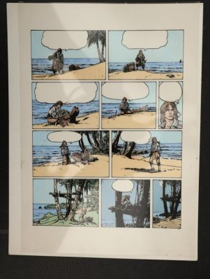 Franz (Drappier, Franz) - 1 mise en couleur + film - Compagnons de fortune - T01, planche 07 - 2001 | Catawiki