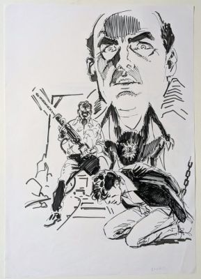 Brindisi, Bruno - 1 Original drawing - Dylan Dog & Bloch | Catawiki