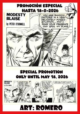 Enric Badia Romero | Modesty Blaise – Original daily strip #4192 – Romero | Origin Of Comics