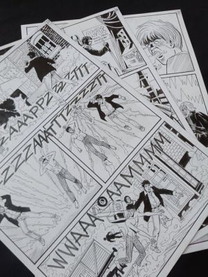 Montanari, Giuseppe - 3 Original page - Dylan Dog | Catawiki