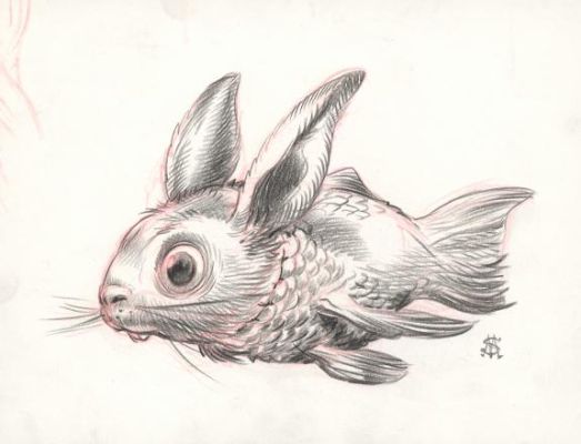 Stan Manoukian | Illustration originale, dessin préparatoire pour un sticker | Daniel Maghen