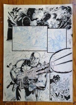 Atilio Rojo - 1 Original page - Line Of Defense (LOD) - 2014 | Catawiki