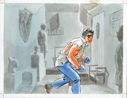 Eisner, Will - SPIRIT MOVIE CONCEPT PAINTING Illustration | ComicConnect