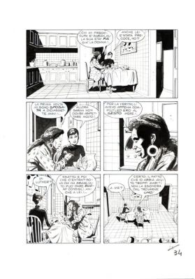 Pittaluga, Luigi - 3 Original page - Julia #113 - "Donne di denari" - 2008 | Catawiki
