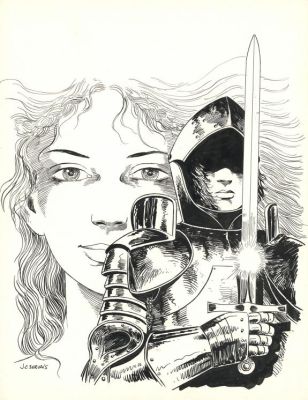 Jean-Claude Servais | Couverture originale - Pour l’amour de Guenièvre | Daniel Maghen