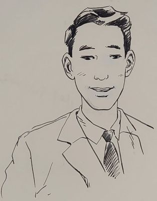 Ferrandez, Jacques - 1 Original drawing - Portrait | Catawiki