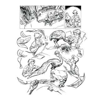 Gaëlle Hersent - Le Boiseleur - Planche originale (p 48)