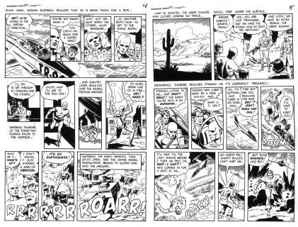 Wally Wood - 1966 THUNDER AGENTS #10 P. 4+5 