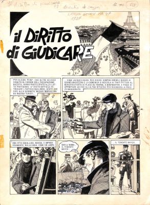 12 Tavole Originali – Lancio Story n°47 (1987): "Il diritto di giudicare" – Serie Completa | Love Original Art
