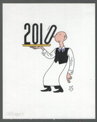 Swarte, Joost - 1 Original colour drawing - Jopo de Pojo - Ober - 2010 | Catawiki