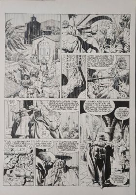 Mitton, Jean-Yves - 1 Original page - Quetzalcoatl T01 - Deux fleurs de maïs - 1997 | Catawiki