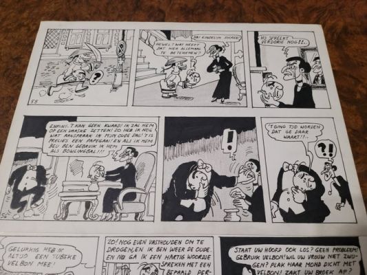 Linthout, Willy - 1 Page d’origine - Nero - De zeven van zeveneken | Catawiki