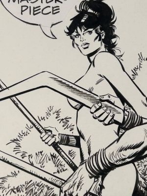 Romero, Enric Badia - 1 Original page - Modesty Blaise - Modesty - The Hunting Party - 1990 | Catawiki