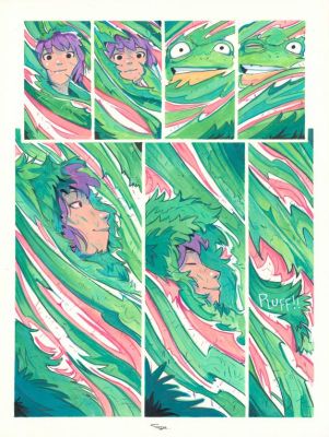 Davide Tosello | Planche originale n°162 - Maison Croa Croa | Daniel Maghen