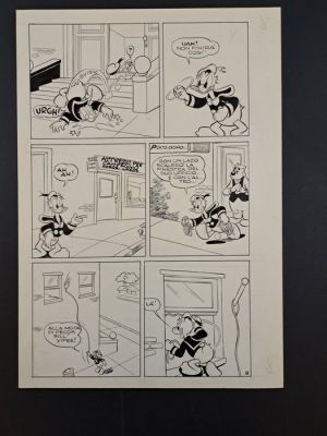 Capitanio, Luciano; Martina, Guido - 1 Original page - Paperino e la Cometa della Fortuna - 1957 | Catawiki