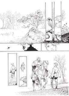 Planche originale 7 de RODE RIDDER par Fabio BONO