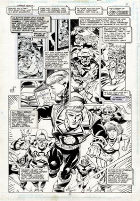 Staton, Joe - GUY GARDNER: WARRIOR ANNUAL #2 Half Splash