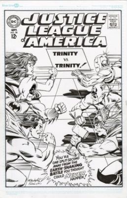 Layton, Bob - JUSTICE LEAGUE OF AMERICA (1960-87) #56 Cover Recreation | ComicConnect