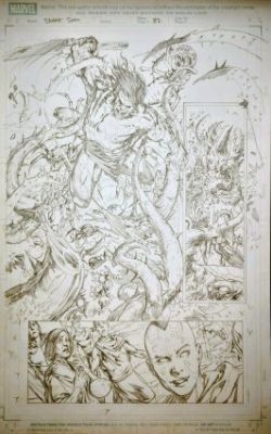 Pagulayan, Carlo - SKAAR, SON OF HULK PRESENTS - SAVAGE WORLD OF SAKAAR Splash Page | ComicConnect (Buy It Now)