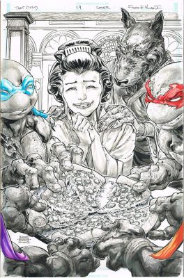 Freddie E. Williams II | TMNT (2024) (Issue 19, Cover) 11 x 17 | Freddie E. Williams II