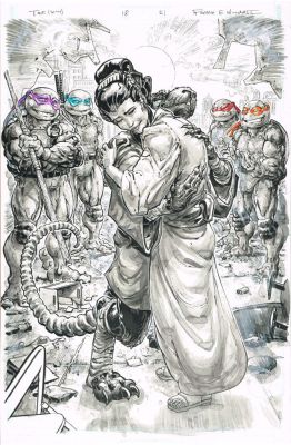 Freddie E. Williams II | TMNT (2024) (Issue 18, Pg 21) 11 x 17 | Freddie E. Williams II