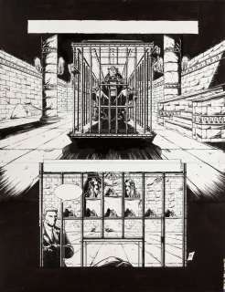 Collignon (Stéphane) | Lex, planche n°14 à l’encre de Chine de… | Millon