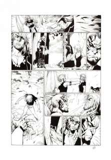 Planche originale 27 de Le Dauphin, Tome 2. Le chevalier Ã  la croix par Brice COSSU