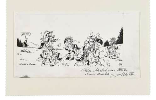 ACHDÉ (Hervé Darmenton dit) Né en 1961 Les Aventures de Lucky Luke d‘après Morris - Tome 1