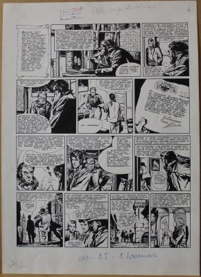 Dino Battaglia | Tavola originale per Il Vittorioso. La storia è ‘Il corsaro del Mediterraneo’, dedicata alla vita di Capitan Bavastro, | Art e Fumetto