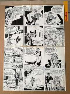 1 - Planche originale 35 MARC DACIER - Tome 3 Au-delÃ  du pacifique