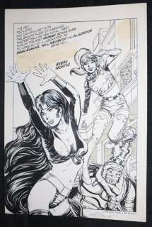 Will Meugniot - the dnagents #? Pin-up - 1983 signed