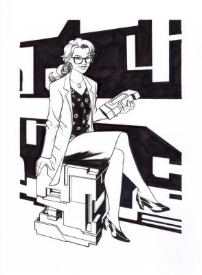 Mike McKone | Kitty Faulkner Upper Deck DC Platinum 001 2026 | Mike McKone