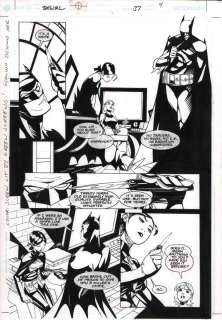 Damion Scott, Robert Campanella | Batgirl #37 P.4 - Cassandra (Unmasked), Batman, Oracle - 2003 | Anthony’s Comic Book Art