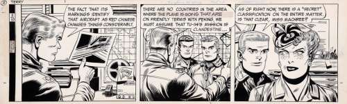 Wunder | Terry et les pirates, strip à l’encre de Chine.… | AZ auction