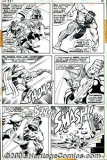 John Buscema - Original Art Panel Page for Thor #221, page 31 (Marvel, 1974). Back in the days when no one thought - | Heritage