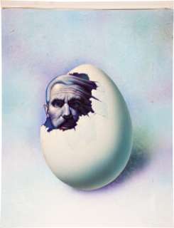 Don Ivan Punchatz Egg Man Illustration Original Art (undated). World-renowned illustrator Don Punchatz was the - | Heritage