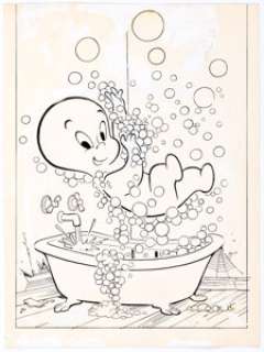 Warren Kremer The Friendly Ghost, Casper #30 Cover Original Art (Harvey, 1961). Casper the Friendly Ghost - | Heritage